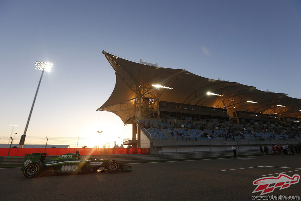 Kamui Kobayashi en Sakhir