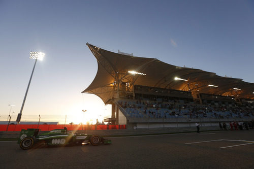 Kamui Kobayashi en Sakhir