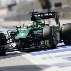 Marcus Ericsson estuvo en el segundo día de test