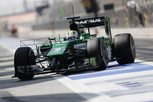 Marcus Ericsson estuvo en el segundo día de test