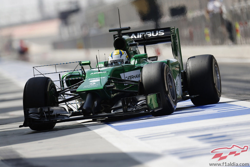 Marcus Ericsson estuvo en el segundo día de test