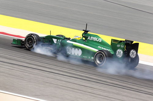 Marcus Ericsson se pasa de frenada en Sakhir