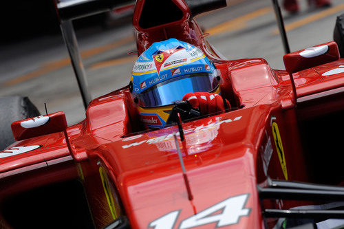 Fernando Alonso estuvo el segundo día de test también