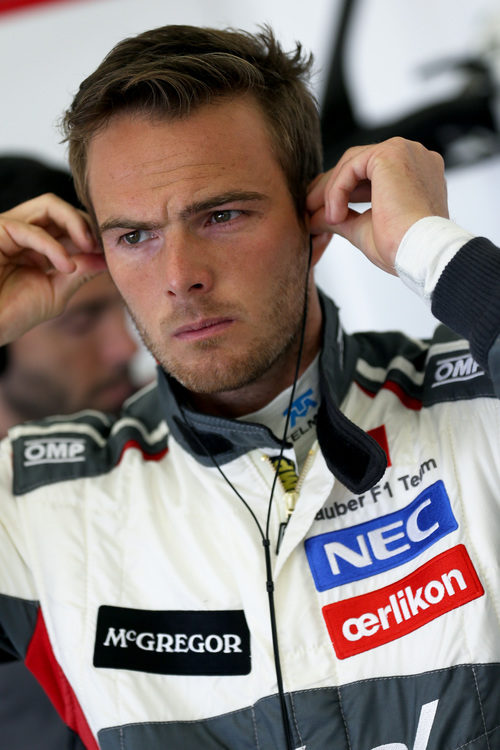 Giedo van der Garde en la segunda jornada de test