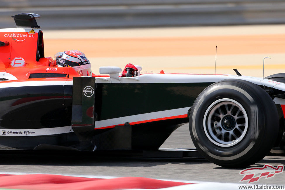 Jules Bianchi estuvo en Baréin con Marussia