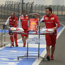 Alerón del F14-T de Ferrari