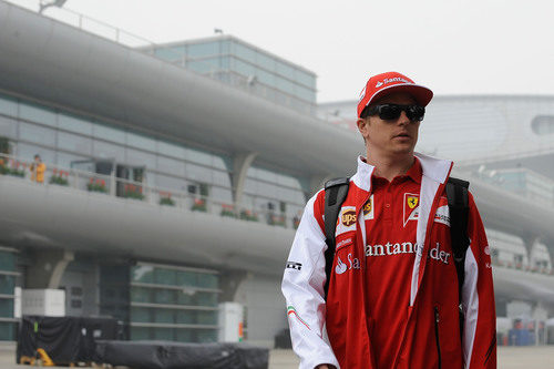Kimi Räikkönen, preparado para el GP de China