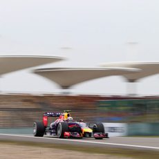 Daniel Ricciardo prueba el medio en tandas largas