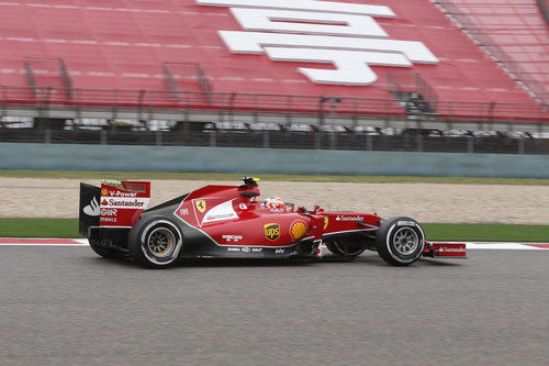 Kimi Räikkönen se perdió los Libres 1 en China