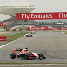 Jules Bianchi pilota el MR03 en Shanghái