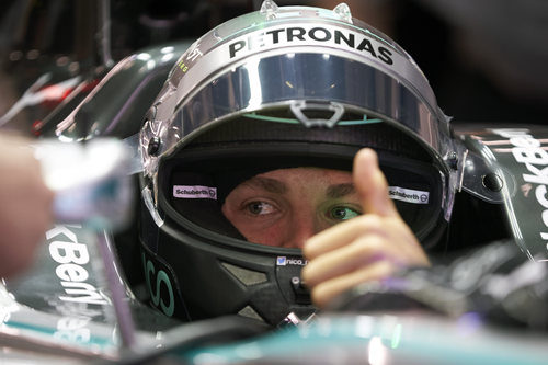 Nico Rosberg, satisfecho con el W05
