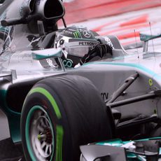 Nico Rosberg rueda en los Libres 3 de China