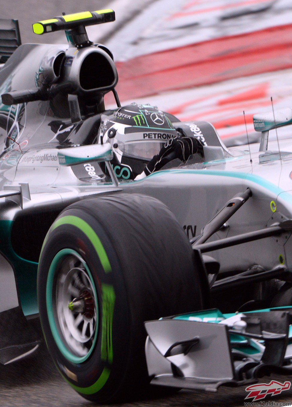 Nico Rosberg rueda en los Libres 3 de China
