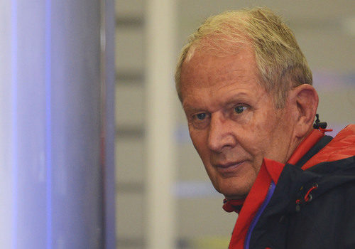 Helmut Marko, presente en el box de Red Bull