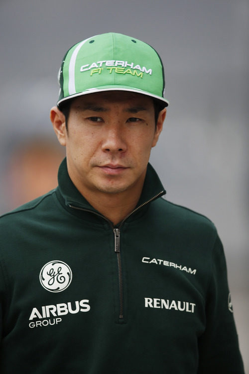 Kamui Kobayashi se prepara para la acción