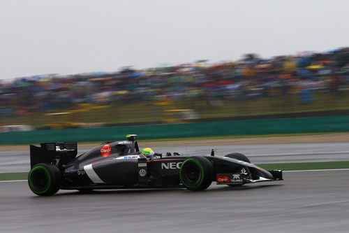 Esteban Gutiérrez cae en Q1