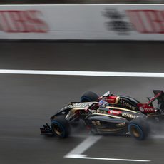 Romain Grosjean 'navega' en China