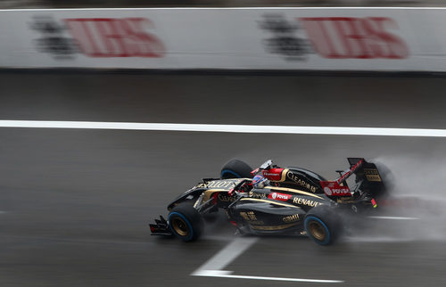 Romain Grosjean 'navega' en China