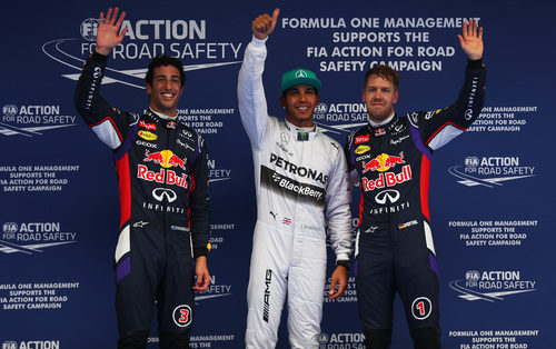 Hamilton, Ricciardo y Vettel, los más rápidos en China