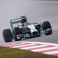 Nico Rosberg tuvo que conformarse con la cuarta posición