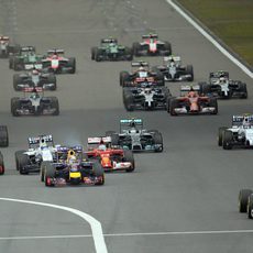 Salida del GP de China 2014