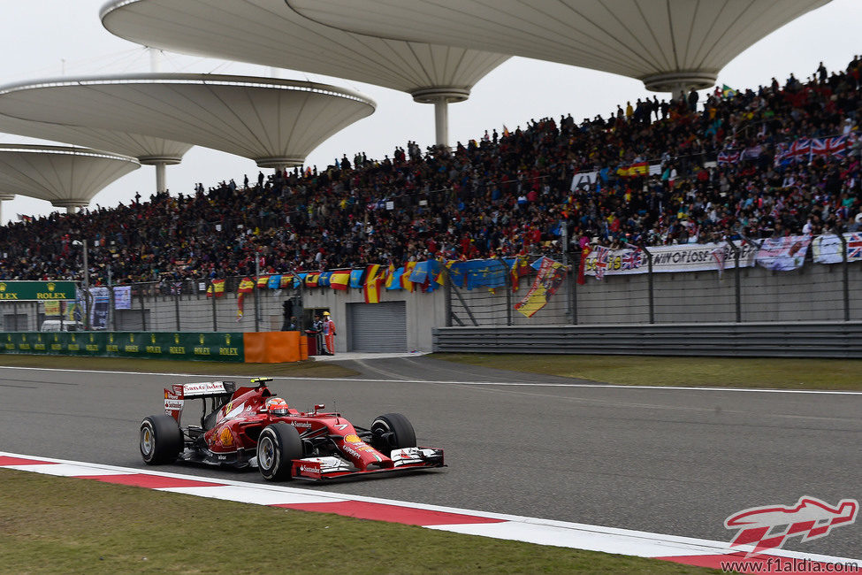 Octavo puesto para Kimi Räikkönen en China