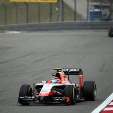 Max Chilton decidió comenzar la carrera con el blando