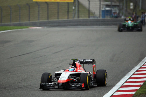 Max Chilton decidió comenzar la carrera con el blando