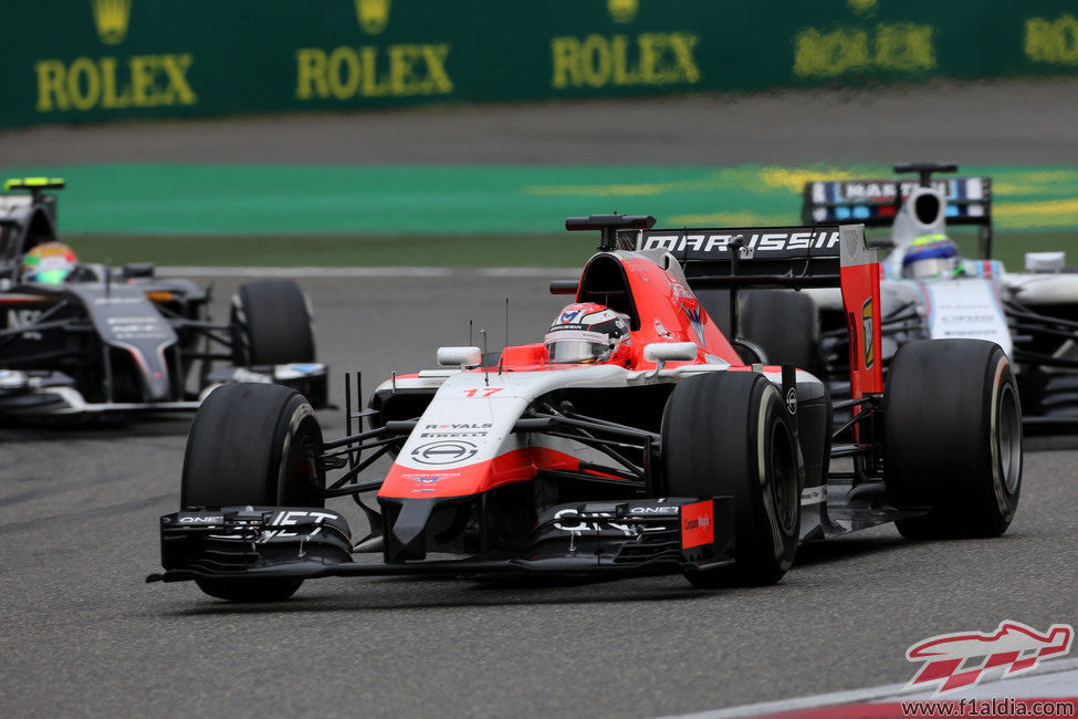 Jules Bianchi acabó satisfecho el GP de China