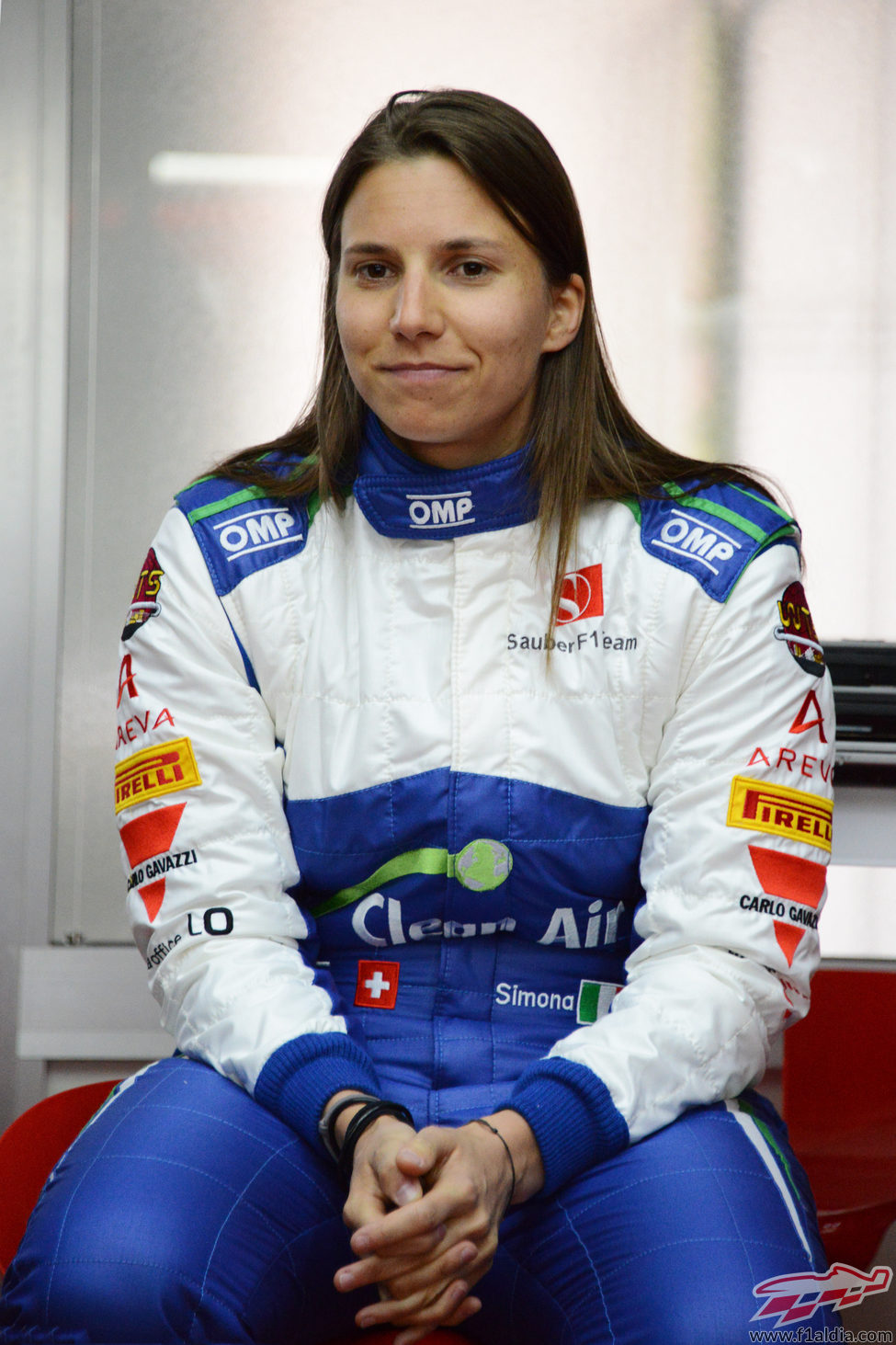 Simona de Silvestro posa sonriente