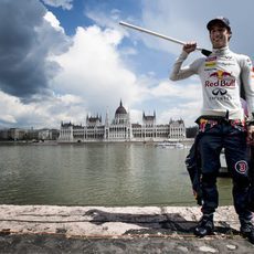 Daniel Ricciardo en la presentación del evento