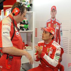 Fisichella y Domenicali