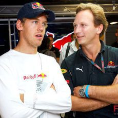 Vettel y Horner