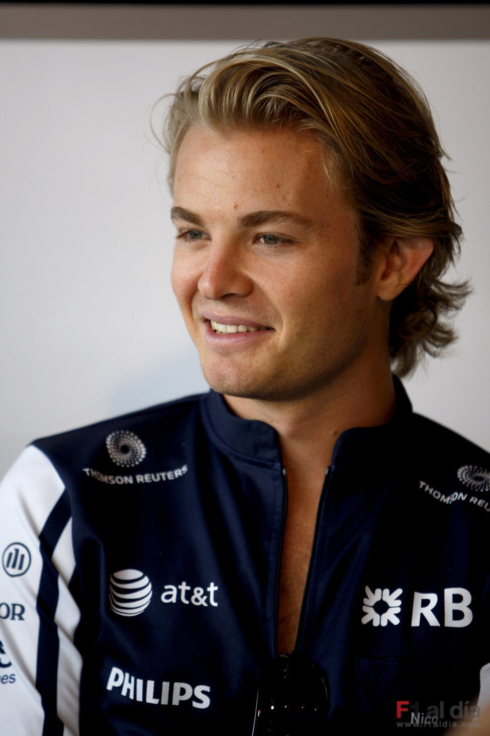 Rosberg en boxes