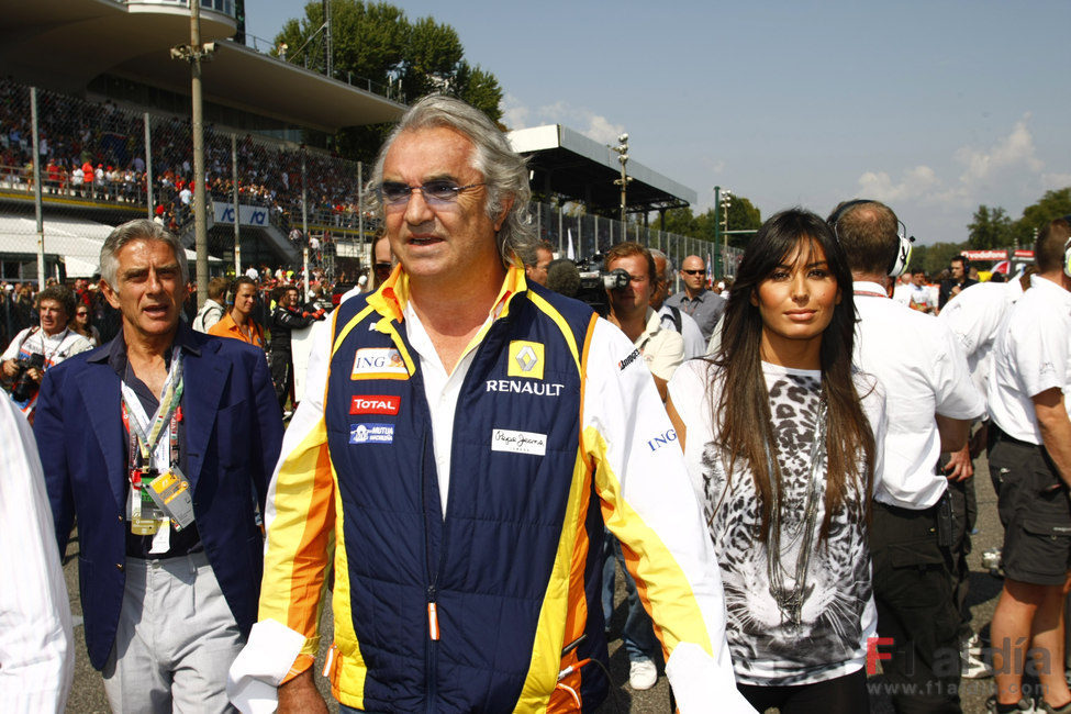 Briatore y su mujer