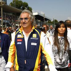 Briatore y su mujer