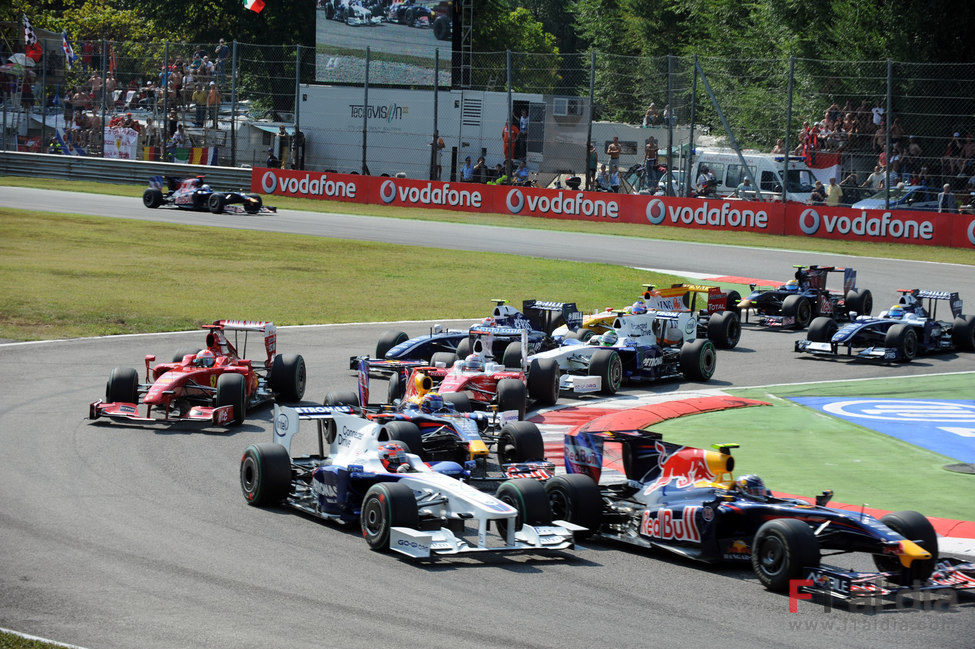 Kubica en la chicane