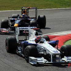 Kubica no logra acabar el GP de Italia