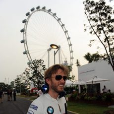 Heidfeld en Singapur