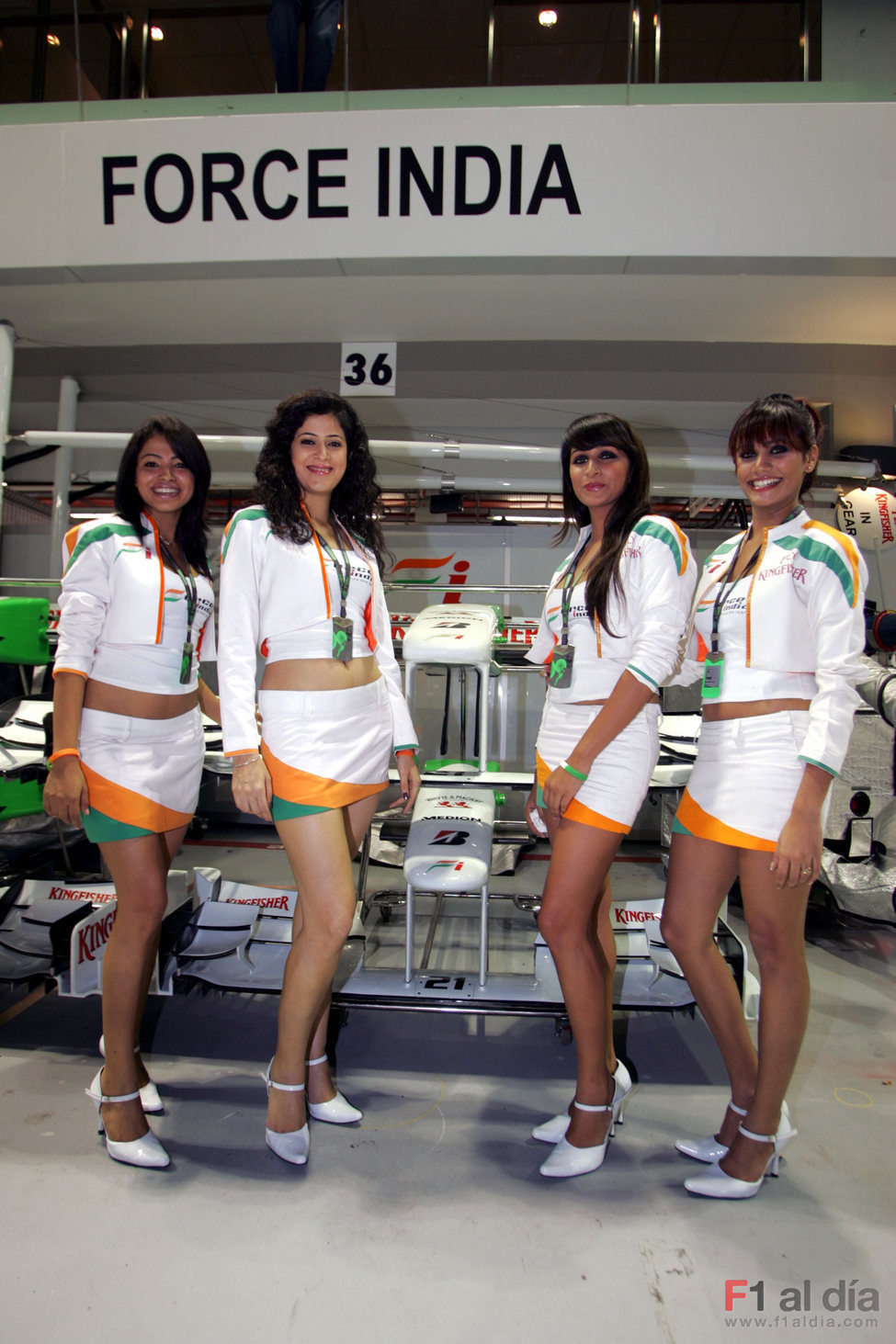 Las chicas de Force India