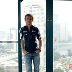 Rosberg posando