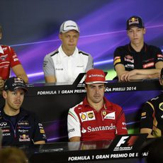 Alonso, Vettel, Maldonado, Chilton, Magnussen y Kvyat, protagonistas