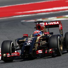 Los problemas dificultaron la jornada de Romain Grosjean