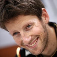 Felicidad de Grosjean, el coche por fin funciona