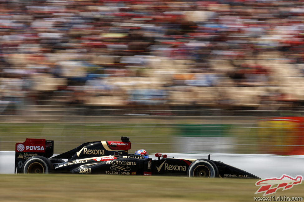 Romain Grosjean, quinto en Montmeló