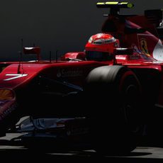 Zona sucia para Kimi Räikkönen en el GP de España
