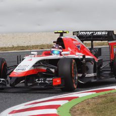 Max Chilton batió a su compañero en clasificación