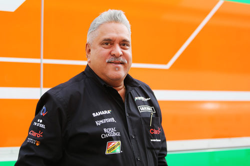 Vijay Mallya presente en el Gran Premio de España