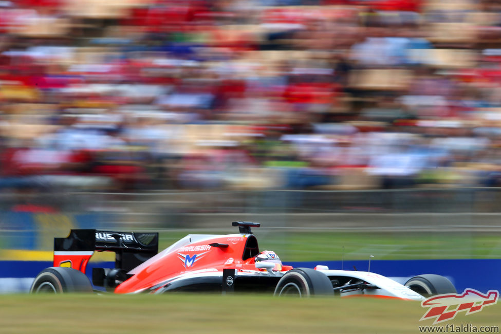 Jules Bianchi quedó por delante de Caterham