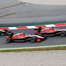 Jules Bianchi, por delante de Max Chilton y Marcus Ericsson